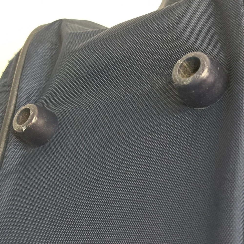Vtg Jordache Carry On Duffle Bag 19x11x7 Sturdy Overnight Travel Luggage Blue